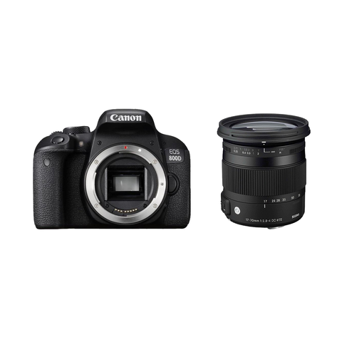 Combo Canon 800D+ Sigma 17-70mm f2.8-4 quay chụp đa dụng