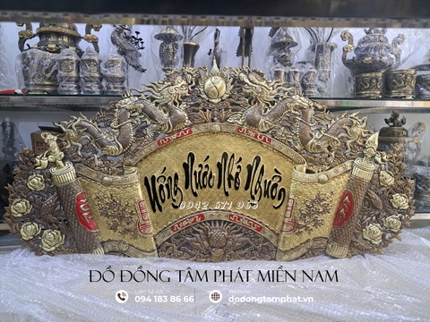 Cuốn thư câu đối Uống Nước Nhớ Nguồn