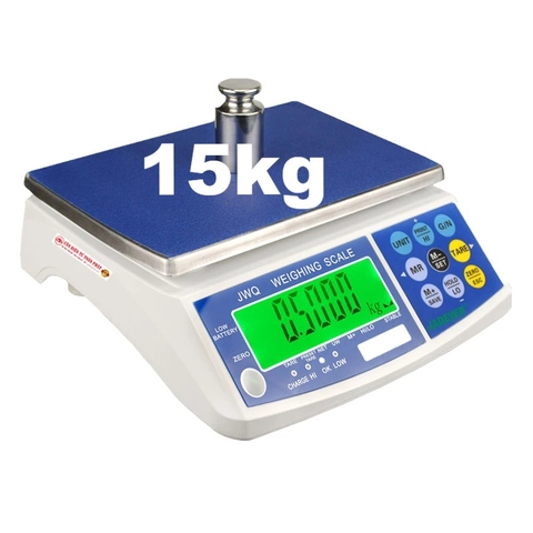 Cân Điện Tử 15kg/0.5g Kết Nối Máy Tính Cân Trọng Lượng Jadever JWQ-15K | Bảo Hành 2 Năm