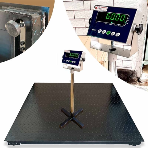 Cân Sàn 1 Tấn Cân Sàn Điện Tử 1000kg 1.2m2 Amcell B19S1000-S1212