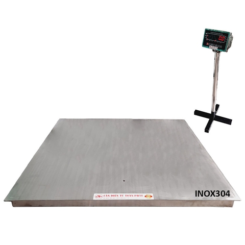 Cân Sàn Điện Tử 2 Tấn INOX304 1000 x 1000mm Victory USA A3-2TS1010