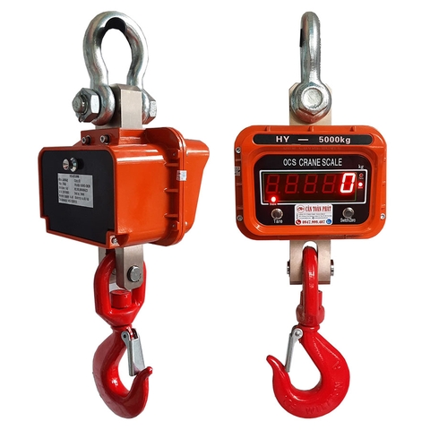 Cân Treo 5 Tấn Cân Móc Cẩu Điện Tử 5000kg OCS HY-5000