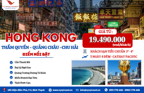 15 - HONG KONG - THẨM QUYẾN - QUẢNG CHÂU - CHU HẢI