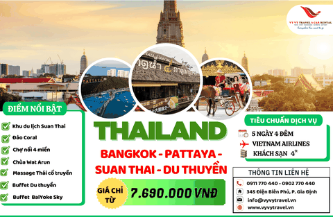 02 - THAILAND: BANGKOK - PATTAYA - SUAN THAI - DU THUYỀN