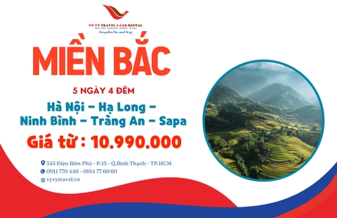 MIỀN BẮC: HÀ NỘI – HẠ LONG – NINH BÌNH – TRÀNG AN – SAPA