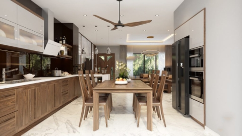 TỦ BẾP ACRYLIC NHẬP KHẨU GARMENY CAO CẤP