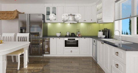 Tủ bếp cho nhà vườn