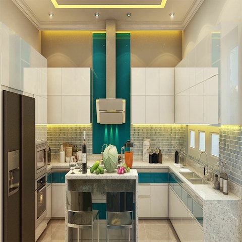 Tủ bếp có bàn đảo