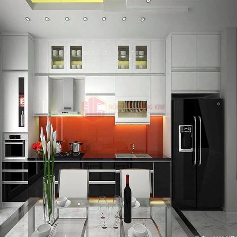 Tủ bếp cho nhà nhỏ, chật hẹp