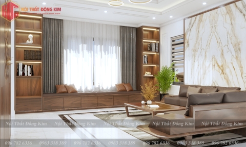 Tủ bếp gỗ óc chó 028