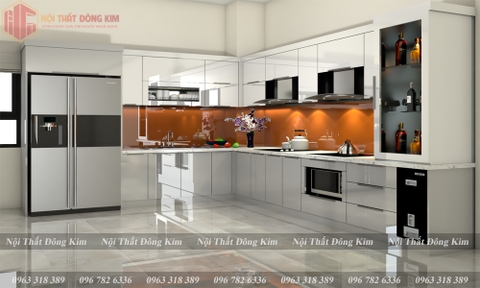 Bếp Cánh Kính Cường Lực Cao Cấp 027
