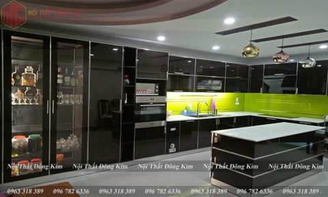 Bếp Cánh Kính Cường Lực Cao Cấp 029