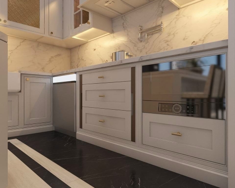 Tủ Bếp Sơn Inchem Cao Cấp 033