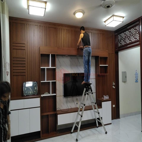 Vách ngăn phòng khách 04