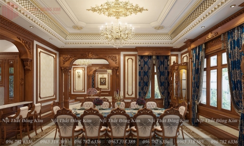 Tủ bếp gỗ gõ Đỏ TBGD 019