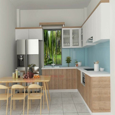 Tủ bếp có bàn đảo TBCBD 03