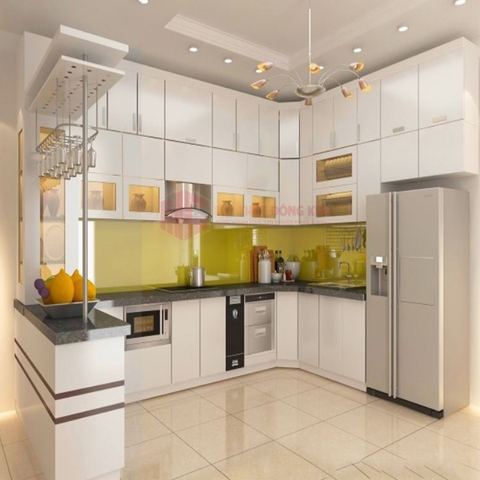 Tủ bếp hình chữ U 05