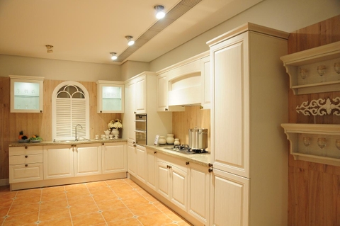 Tủ Bếp Gỗ Dổi TBGD 06