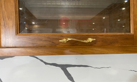 Tủ bếp gỗ gõ Đỏ TBGD 010