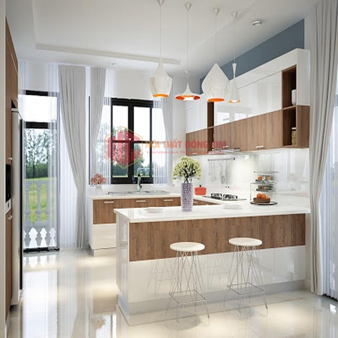 Tủ bếp Laminate TBLM07