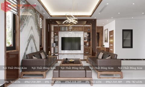 Tủ bếp gỗ óc chó 022