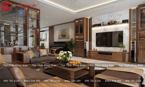 Tủ bếp gỗ óc chó 020