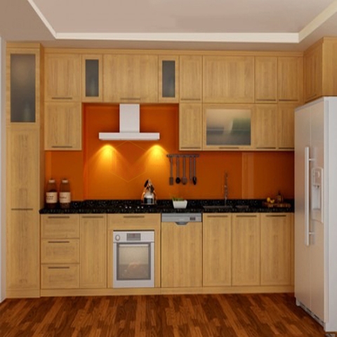 Tủ bếp gỗ sồi Nga TBSN 030