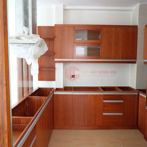 Tủ bếp gỗ Veneer TBGV 06