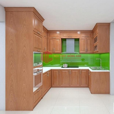 Tủ bếp gỗ Xoan Đào TBXD 010
