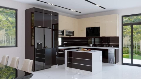 Tủ bếp Acrylic TBAC 033