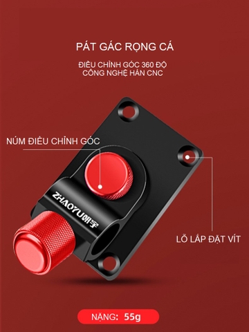 Pass Rọng Cá Hợp Kim Cao Cấp Gắn Thùng Zhaoyu