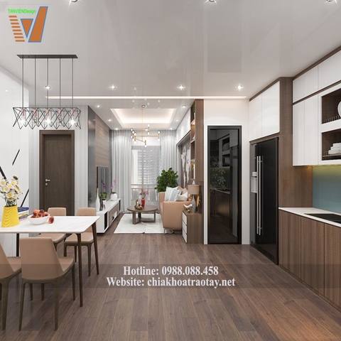 Thiết kế nội thất chung cư| Mẫu chung cư NTCC1401| CC Sunrise City