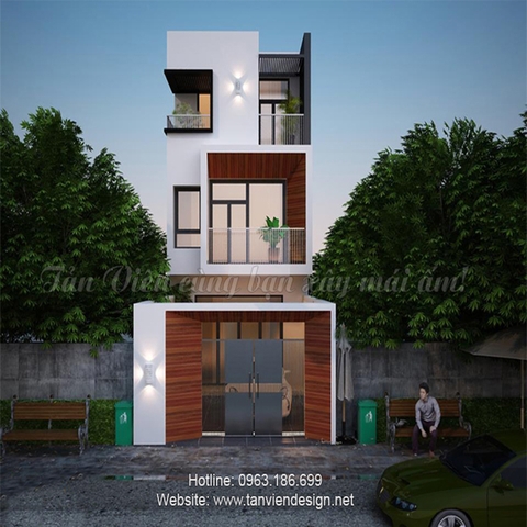 Thiết kế nhà phố| Ms Hương| Đội Nhân, Ba Đình, Hà Nội