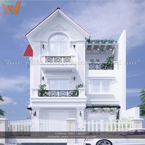 Thiết kế biệt thự 2 mặt tiền| Mẫu biệt thự đẹp BT1219| Vinhome