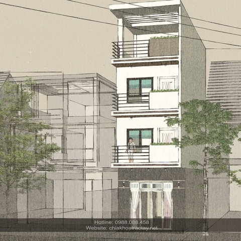 Xây nhà trọn gói - Nhà Chú Nam ngõ 187 Nguyễn Đình Thi, Hà Nội