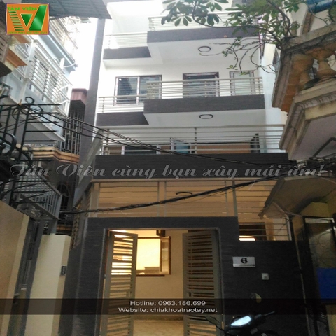 Xây nhà trọn gói - Nhà Mrs Hà anh Phú ngõ 5 Hoàng Quốc Việt, Hà Nội