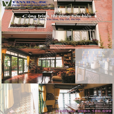 Xây nhà trọn gói - Biệt thự 37 Yên Hoa, Tây Hồ