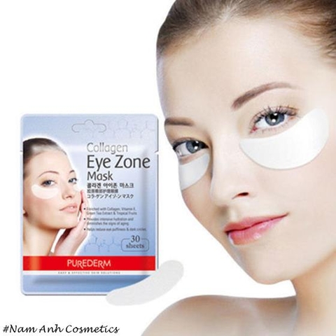 Mặt nạ dưỡng mắt Collagen Eye Zone Mask – Hãng Purederm – 30 sheets