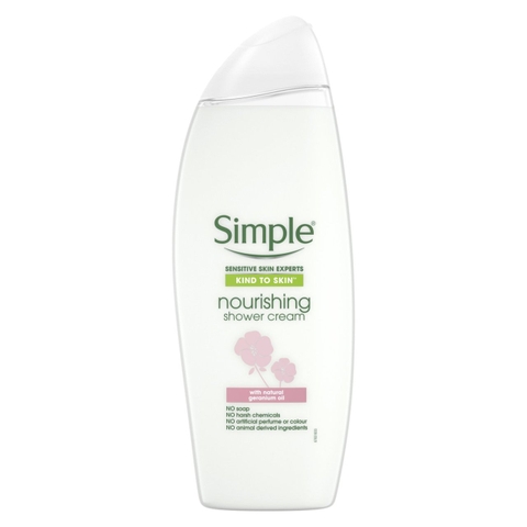 Gel tắm nuôi dưỡng da Simple Kind to Skin Nourishing Shower Gel 500ml