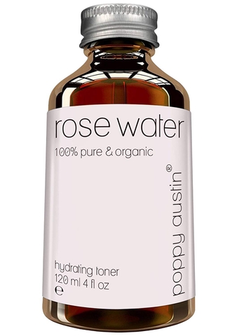 Nước hoa hồng Poppy Austin Pure Rose Water Facial Toner - Finest, Triple Purified Morocan Rosewater 120 ml