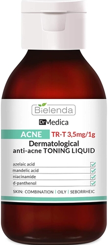 Toner giảm mụn, giảm thâm, Bielenda Dr Medica Dr Medica Acne Dermatologic Anti-Acne 250 ml