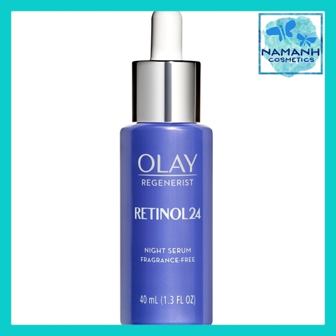 Tinh chất phục hồi da ban đêm Olay Retinol + Vitamin B3 24 Night Serum – 40 mL