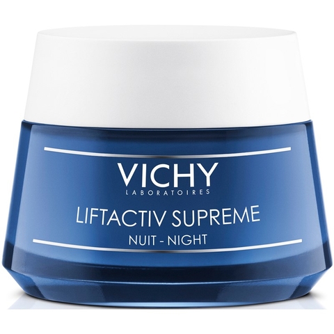 Kem dưỡng da ban đêm giúp trẻ hóa da, ngăn ngừa lão hóa, chống nhăn Vichy Liftactiv Supreme Night Anti- wrinkle 50ml