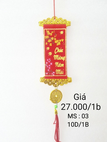 Liễn số 1 bốn màu _10d/b (TL003) - Mua >=10 giảm 20%