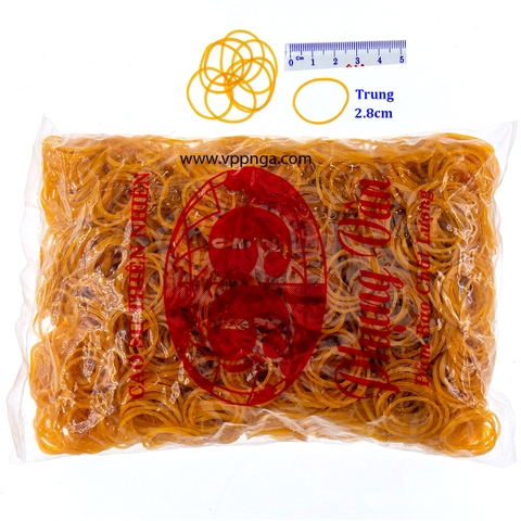 Dây thun dẻo vàng, trung