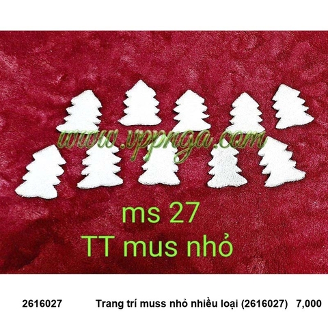 Dây chữ nhung Merry - Trang trí Noel 2026
