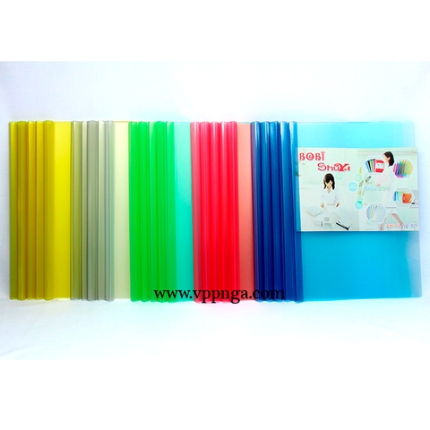 Bìa cây gáy lớn (nhiều màu) Bobi Q311, kích thước : (22 x 30.5 x 1)cm (10 cái/bịch)