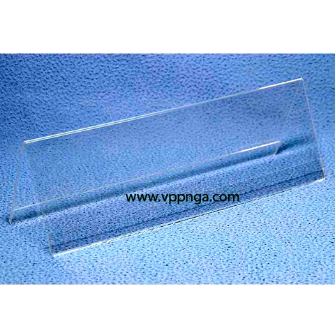 Kệ chức danh mica (10x30)cm, {21522}