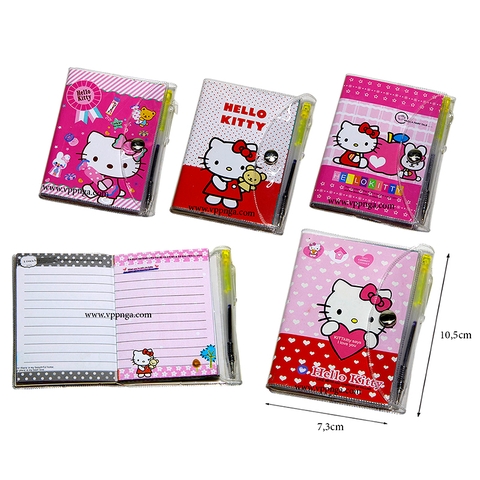 Sổ bìa nhựa nút nhỏ (014541) {nhiều mẫu}