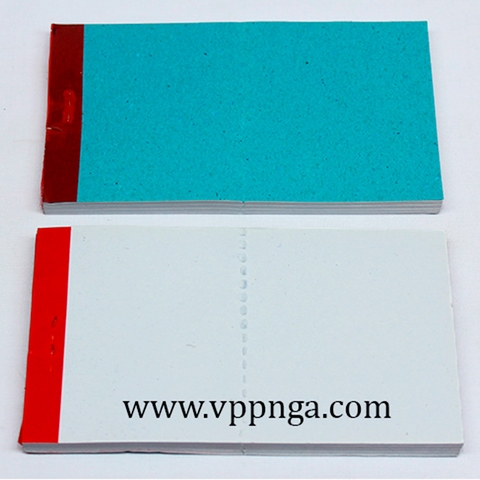 Sổ cùi xé lớn (8x15)cm (10c/lốc)